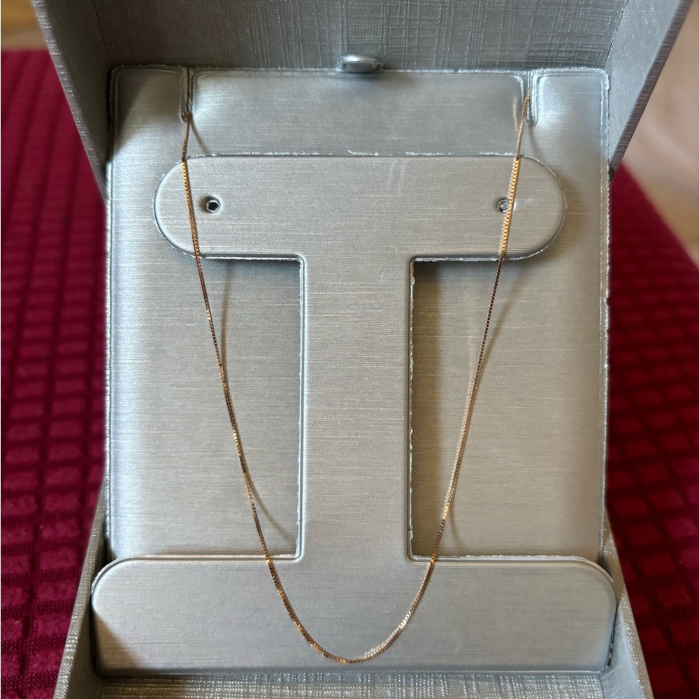 🆕 18k Rose Gold Japan Venetian Chain Fully Adjustable 45cm